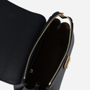 Pourchet Paris 25096 Cowhide Leather Bag Noir
