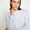 Mos Mosh MMMattie Stripe Shirt Light Blue