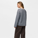 Pieces PCSadie LS Top Jrs Noos Hot Fudge Stripes Cashmere Blue