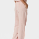 Neo Noir Sonar Linen Pants Lyserød