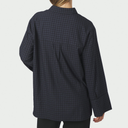 Neo Noir Dita Check Shirt Dark Blue