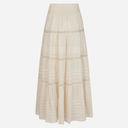 Neo Noir Felicia S Voile Skirt Ivory