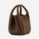 Pourchet Paris 26101 Citrouille Small Leather Bag Taupe