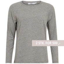 Coster Copenhagen CCH1106 Long Sleeve T-Shirt 129 Light Grey Melange