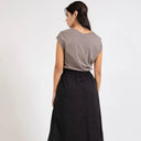 Coster Copenhagen CCH1101 V-Neck T-Shirt 383 Dark Mud