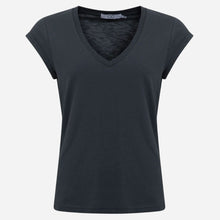 Coster Copenhagen CCH1101 V-Neck T-Shirt 149 Dark Stone Grey