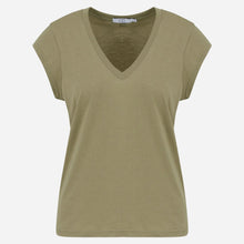 Coster Copenhagen CCH1101 V-Neck T-Shirt 479 Dusty Olive
