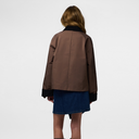 Pieces PCJorma Short Light Jacket Coffee Quartz