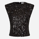 Co Couture RoslynCC Sequin Top Black