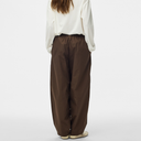 Pieces PCAdria MW Parachute Pants Hot Fudge