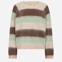 Mos Mosh MMSuvi Stripe Knit Frosty Green