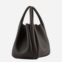 Pourchet Paris 26103 Citrouille Large Leather Bag Marron