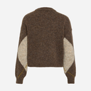 Rouge Edit Argyle L/S O-Neck Knit Canteen