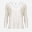 Coster Copenhagen CCH1105 Long Sleeve V-Neck T-Shirt 200 White