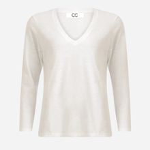 Coster Copenhagen CCH1105 Long Sleeve V-Neck T-Shirt 200 White