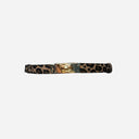 J By J Small Leather Belt Suede Leopard