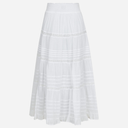 Neo Noir Felicia S Voile Skirt Hvid