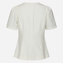 Neo Noir Jules Summer Stripe Blouse Taupe Stripe