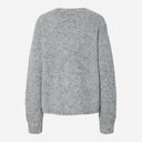 Pieces PCCleo LS V-Neck Knit Cardigan Noos Medium Grey Melange - J BY J Fashion