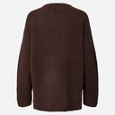 Pieces PCTina LS O-Neck Knit Noos Hot Fudge