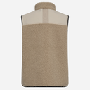 Mos Mosh MMRowe Eli Teddy Vest Feather Gray