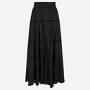 Neo Noir Felicia S Voile Skirt Black