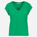 Coster Copenhagen CCH1101 V-Neck T-Shirt 402 Emerald Green