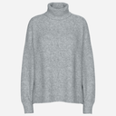 Pieces PCMalou LS Rollneck Knit Noos Medium Grey Melange