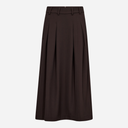 Co Couture AliniCC Anya Pleat Skirt Dark Brown