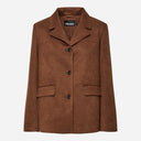 Pieces PCRakel Brushed Outerwear Blazer Downtown Brown