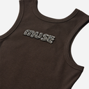 Copenhagen Muse CMSiv-TO Ribbed Jersey Top W. Logo Deco Mulch