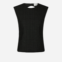 Neo Noir Rafli Boucle Top Black