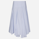 Neo Noir Isabet Stripe Skirt Blue Stripe