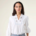 Garcia O260037 Ladies Shirt LS Off White