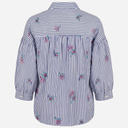 J By J 82422 Embroidery Shirt Blue