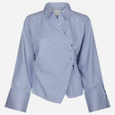 Neo Noir Fenli Check Shirt Blue