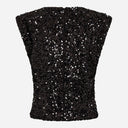 Co Couture RoslynCC Sequin Top Black