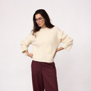 Co Couture FabiaCC O-Neck Knit Off-White