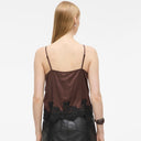 Rouge Edit ROULace Singlet Top Coffee/Meteorite
