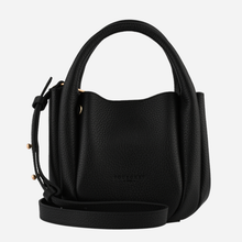 Pourchet Paris 26101 Citrouille Small Leather Bag Noir