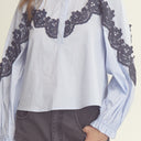 Gossia OlineGO Blouse Blue Striped