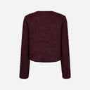 Co Couture PeachCC Boucle Jacket Plum