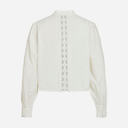 Rouge Edit ROUMelanie New L/S China Collar Shirt Cloud Dancer
