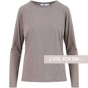 Coster Copenhagen CCH1106 Long Sleeve T-Shirt 383 Dark Mud