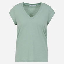 Coster Copenhagen CCH1101 V-Neck T-Shirt 462 Minty Green