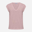 Coster Copenhagen CCH1101 V-Neck T-Shirt 690 Old Rose