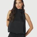 Neo Noir Veda Heavy Sateen Bedaz Top Black