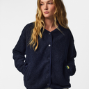 Pieces PCKatty Teddy Jacket Noos Maritime Blue