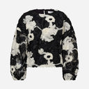 Co Couture FleurCC Fluffy Blouse Black