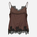 Rouge Edit ROULace Singlet Top Coffee/Meteorite